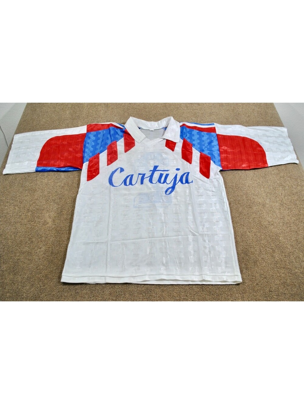 Cartuja Spain 90s Soccer Futball Football Jersey Vintage European White Large
